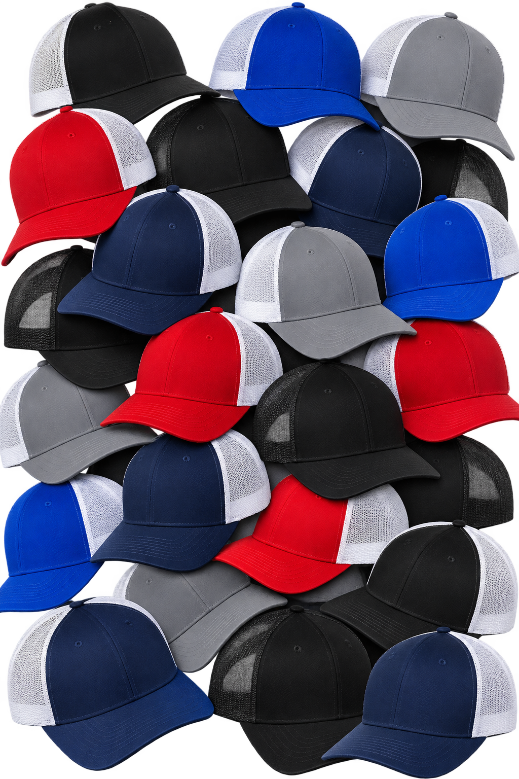 Blank Snap Back Trucker Cap – Port Authority C402LP